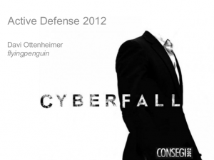CyberFall: Active Defense 2012